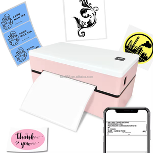 طابعة حرارية محمولة بالجملة من المصنع لملصقات الشحن السريع مقاس 40-110 مم، طابعة ملصقات بوليصة الشحن الصغيرة للتجارة الإلكترونية DIY - Product Image 2