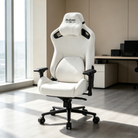 Chaise de gaming professionnelle avec accoudoirs 4D, inclinable, hauteur réglable, pivotante, vérin à gaz 4 positions