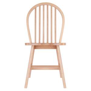 Ensemble de chaises Windsor de style nordique, tissu naturel, pieds en bois, chaise de salle à manger moderne pliante, meubles pour la maison - Product Image 4