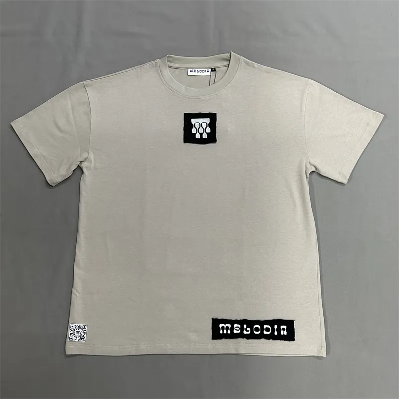 TS1808 Fabricantes Logotipo Personalizado dos homens Patch Bordado T Camisa 100% Algodão T-shirts