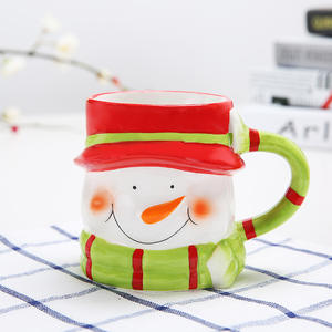 Tazas de Cerámica Navideñas al por Mayor Hechas en Fábrica, Tazas de Agua Creativas con Animales en 3D, Tazas de Café con Dibujos Animados - Product Image 5