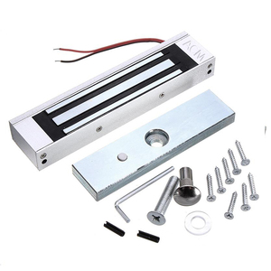 180KG 300LBS Portes Coulissantes de Porte En Métal de Sécurité Aimants Magnétique 24V Serrure à Pêne dormant Surface monté LED indicateur de serrure magnétique - Product Image 4