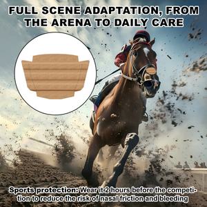 Precio al por mayor, color de piel no tejido, alta capacidad de estiramiento, tira <span class=keywords><strong>nasal</strong></span> equina para carreras de caballos - Product Image 5