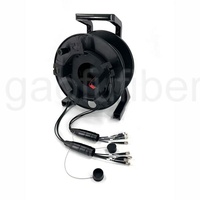Bobine de câble à fibre optique tactique blindée rétractable portable 100M-150M, diamètre 4-7mm, certifiée ISO9001 pour 5G