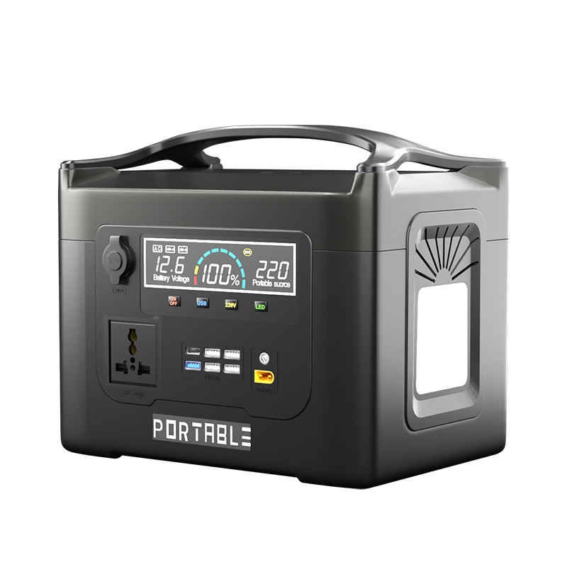 480Wh 800W - Noir - Portable - 220V