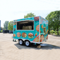 Chariot de Restauration Mobile Chammp 2026 3m – Conception Innovante pour Vente Ambulante, Chariot de Restaurant à Axe Unique, Camion de Vente Mobile