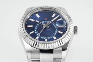 Reloj Mecánico de Lujo de Super Calidad, Resistente al Agua, 42 mm, Fábrica ZF, Movimiento ETA 2824, 32.69.34, Acero 904L, Multifunción, Esfera Azul - Product Image 4