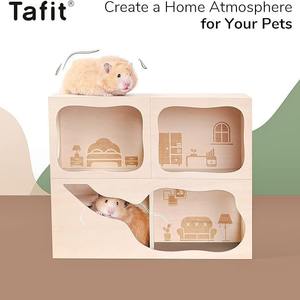 <span class=keywords><strong>Best</strong></span>-seller personalizzabile eco-friendly in legno massello Multi-funzionale pelle di criceto di grandi dimensioni - Product Image 3