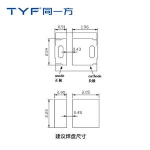 높은 CRI <span class=keywords><strong>SMD</strong></span> <span class=keywords><strong>LED</strong></span> 3030 <span class=keywords><strong>Led</strong></span> 칩 1W 3V 쿨 화이트 컬러 스퀘어 레 - Product Image 4
