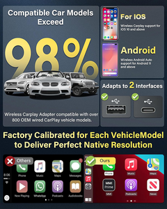 Wooboobox Adaptateur sans fil Android Auto CarPlay USB Multimédia Vidéo avec série de fonctions pour voitures universelles - Product Image 6
