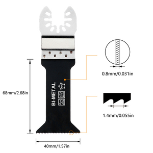 1-Pack phổ bi-kim loại dao động công cụ đa công cụ Lưỡi cưa cắt trên Gỗ vách thạch cao Nhựa kim loại gỗ với móng tay - Product Image 2