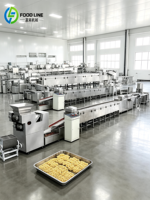 Chaîne de production de nouilles instantanées compacte pour la vente au détail avec machine à pâtes électrique en acier inoxydable