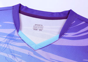 紫龙网球衫和短羽毛球乒乓球服男子网球队制服舒适儿童运动服 - Product Image 4