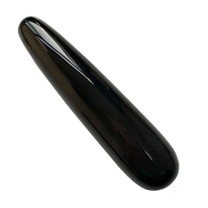 Bestseller schwarzer Obsidian Stein Heils tein 17cm Zauberstäbe Großhandel Sexspielzeug für Frauen - Product Image 1