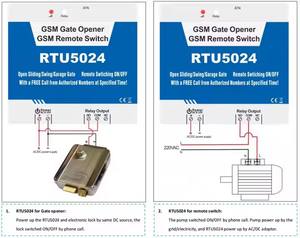 ELEFINE Remote Relay Switch <strong>GSM</strong> 2G 4G LTE <strong>Access</strong> <strong>Control</strong> RTU5024 - Product Image 4
