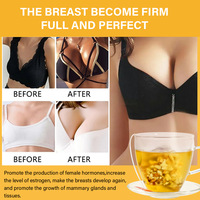 Tisane Chinaherbs pour l'Augmentation et le Raffermissement des Seins, Soin Sexy pour Femmes, Saveur Papaye, Thé d'Amélioration Mammaire