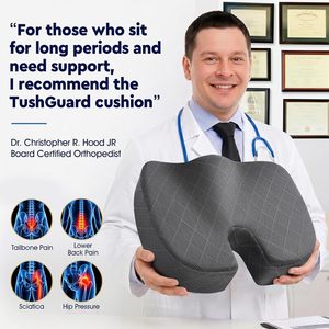 Hot Ergonomic Orthopedic Pain Relief Comfortable Non-Slip Coccyx Memory Foam <b>Chairs</b> <b>Pads</b> Seat Cushion - Product Image 4