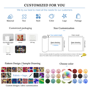 Cire véritable imprimée Afrique Cire BATIK Tissu Vêtements de fête <span class=keywords><strong>Nappe</strong></span> de pique-nique Oreiller ou sac Coton Cire africaine 6 Yards - Product Image 4