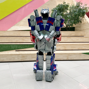Nouvelle voix de robot adulte convertissant la mascotte de voiture <span class=keywords><strong>Optimus</strong></span> <span class=keywords><strong>Prime</strong></span> costume pour le cosplay de fête - Product Image 6