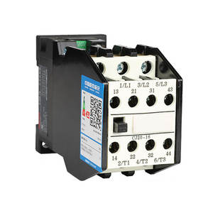 Contactor de CA Monofásico y Trifásico Delixi CJ20-10 10A/16A/25A, Contactor Magnético con Circuito Principal de 110V/48V, Clasificación de 220V/380V - Product Image 1