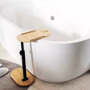 ชั้นวางของไม้ไผ่ทรงวงรี ปรับความสูงได้ สำหรับใช้ในบ้านและห้องนอน - Product Image 2