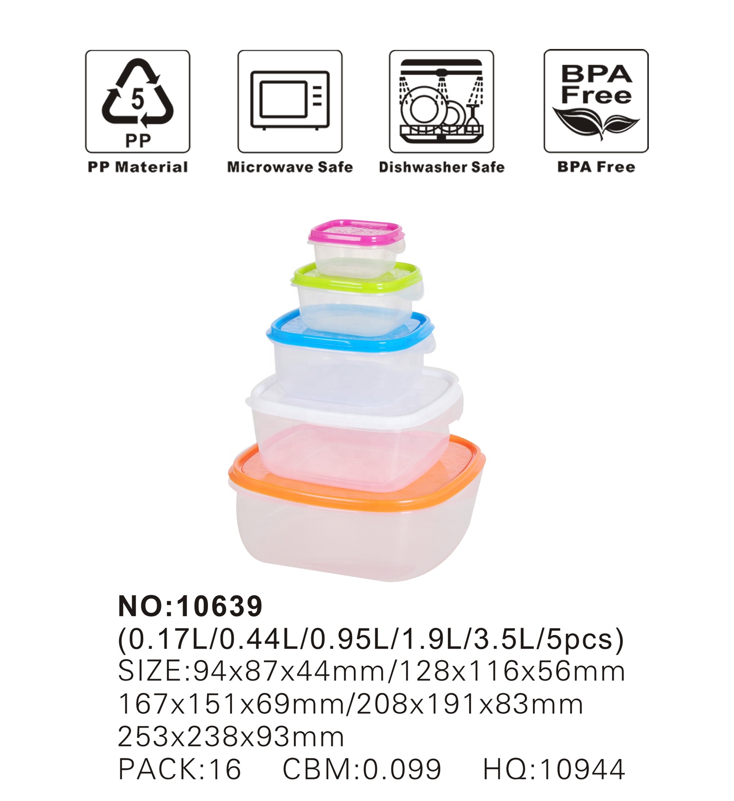 10639-5 pcs/ensemble