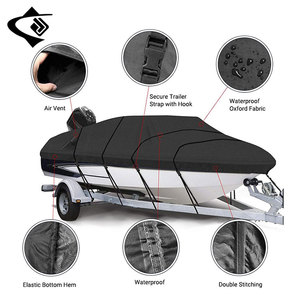 600D Pu recubierto impermeable tipo V cubierta de <span class=keywords><strong>barco</strong></span> 21-24 pies Universal 5000 cubierta de <span class=keywords><strong>barco</strong></span> a presión de agua - Product Image 5