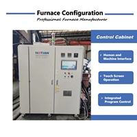 Máquina de Sinterización por Inducción al Vacío con Argón, Control de Programa Integrado por PLC, para Tratamiento Térmico de Polvo Metálico