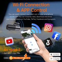 Cámara Oculta para Vehículos Modelo 2026, Lente F1.6, 360° °   Cámara de Vigilancia Giratoria con Visión Nocturna HD, Conectividad Wi-Fi y Control por Aplicación