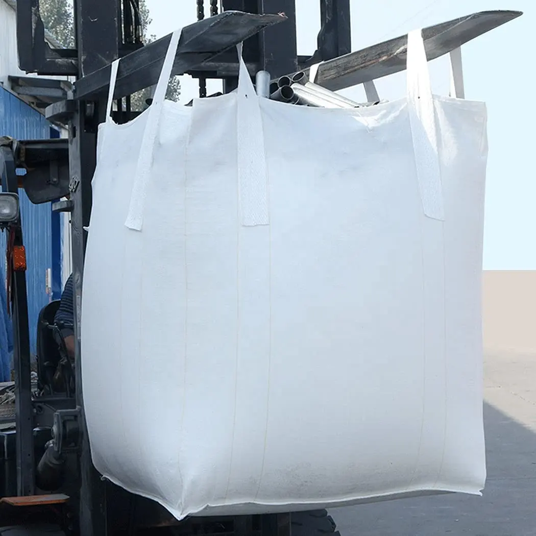 भारी शुल्क Polypropylene बड़ा सुपर बोरी 1 टन थोक 800kg 1000kg जंबो बैग के लिए बजरी रेत