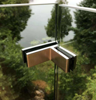 Rampe de balcon en verre, vente en gros, garde-corps en verre et acier inoxydable pour intérieur et extérieur, quincaillerie pour garde-corps en verre