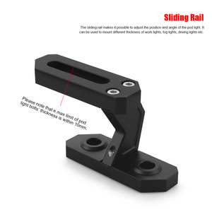 1 cặp giá đỡ đèn A-Pillar kép, đèn rãnh địa hình, dành cho phụ kiện Ford Bronco 2/4 cửa 2021-2025 - Product Image 3