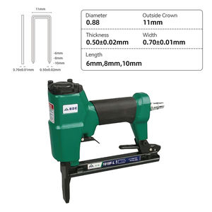 Engrapadora Industrial <span class=keywords><strong>de</strong></span> <span class=keywords><strong>Aire</strong></span> Serie 10F, Pistola <span class=keywords><strong>de</strong></span> Clavos para <span class=keywords><strong>Grapas</strong></span> <span class=keywords><strong>de</strong></span> 6-10 mm con Diseño Anti-Atascos para Ensamblaje <span class=keywords><strong>de</strong></span> Cajas <span class=keywords><strong>de</strong></span> Madera <span class=keywords><strong>de</strong></span> Alta Resistencia - Product Image 5