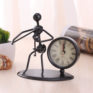 Reloj de pared de arte del hierro vintage reloj único de acero inoxidable hecho a mano, decoración creativa de regalo de cumpleaños - Product Image 3
