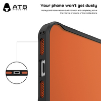 Étui de téléphone portable ATB 2-en-1 antichoc TPU+PC avec design uni électro-plaqué pour 15 Plus et 14 Pro Max