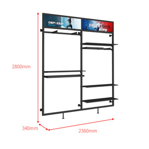 Hiện đại thể thao ngoài trời cửa hàng quần áo hiển thị giá thân thiện với môi tường lưu trữ giá cho quần áo giày và túi hiển thị - Product Image 6