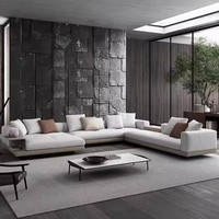 Anpassbares Italienisches Design Modernes L-förmiges Ecksofa-Set für Wohnzimmer Moontop Marke Modell Youpin