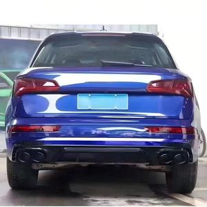 Disponibile negli USA: Kit di Aggiornamento Paraurti per <span class=keywords><strong>Audi</strong></span> <span class=keywords><strong>Q5</strong></span> FY Sline 2019 2020 2021, Stile SQ5, Diffusore Posteriore Nero Lucido con Terminali di Scarico - Product Image 6