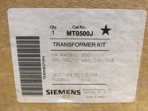 Nouveau kit de transformateur PLC MT0500J, puissance nominale : 500 VA. Volts 460/230/<span class=keywords><strong>208</strong></span> - Product Image 1