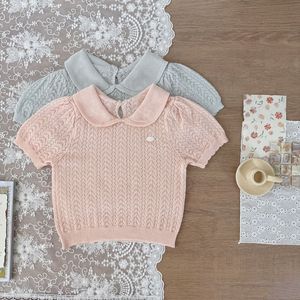 Conjunto <span class=keywords><strong>de</strong></span> Dos Piezas <span class=keywords><strong>de</strong></span> Punto <span class=keywords><strong>para</strong></span> Bebé, Top <span class=keywords><strong>de</strong></span> Manga Corta con <span class=keywords><strong>Cuello</strong></span> Redondo y Falda, Ropa <span class=keywords><strong>de</strong></span> Punto Suave y Transpirable <span class=keywords><strong>para</strong></span> Niña - Product Image 3
