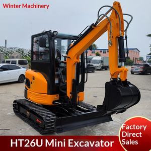 Mini-excavatrice sur chenilles d'usine du Shandong, petite excavatrice pour vergers, bras mobile, oscillation latérale, mini-excavatrice télescopique - Product Image 1