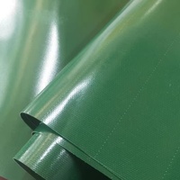 Bâche robuste 1000D enduite de PVC résistante à l'abrasion, imperméable et anti-UV, pour couverture de camion sur mesure et abri industriel extérieur