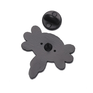 Axolotl pin Enamel segi enam kustom lucu merah muda Kawaii hewan bros kerah Lapel lencana kartun perhiasan hadiah untuk anak-anak teman - Product Image 5
