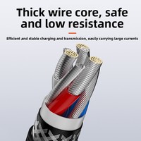 Cable de Datos Tipo-C Trenzado de Nailon Jingyao, Carga Súper Rápida de 120W 6A, Compatible con Teléfonos Honor