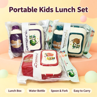 Boîte à bento pour enfants en gros avec gourde – Ensemble portable pour étudiants, idéal pour pique-nique, rangement et organisation de la cuisine