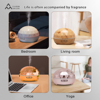 Diffuseur d'arômes intelligent 500 ml, humidificateur, commande à distance par application, 7 lumières LED, diffuseur d'huiles essentielles ultrasonique pour la maison, le yoga, le bureau