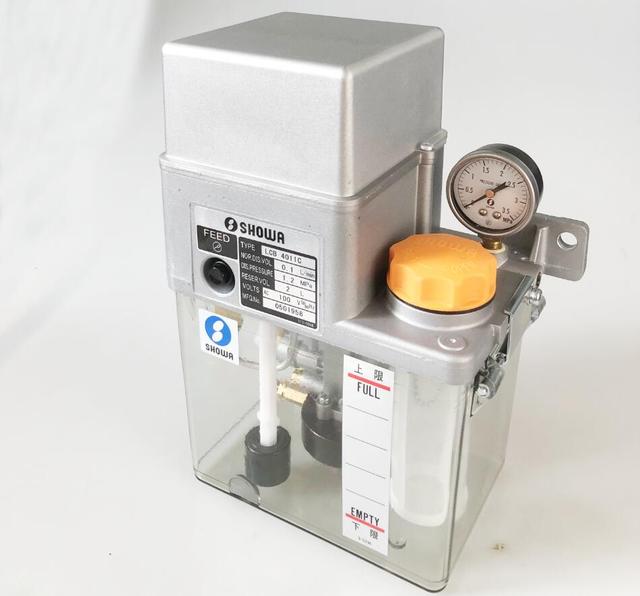 SHOWA CE Electric Intermittent Lubrication Pump Oil Lubricator Oiler 2L 100V LCB 4011C for Centralized Lubricating