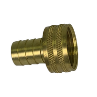 Raccord de tuyau d'arrosage 5/8'' à filetage femelle 3/4'' - Vis moletée à tige courte