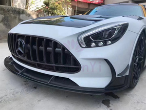 Kit de Carrocería para <span class=keywords><strong>Mercedes</strong></span>-Benz Amg GT GTS <span class=keywords><strong>GTR</strong></span> Plus Estilo BS, Parachoques Delantero de Fibra de Carbono Semi, Parachoques Trasero, Alerón, Guardabarros - Product Image 6