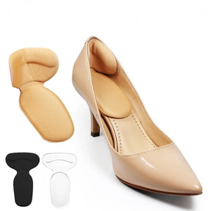 Tự dính t Shape Pads mềm Gel gót chân đệm chèn thể thao thoải mái lót với Heel Grips - Product Image 2